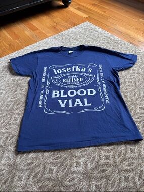 Bloodborne Blood Vial Graphic Tee - Navy
